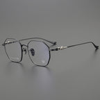 CHH Chrome Hearts Glasses Pure Titanium Business Polygon Glasses Frame