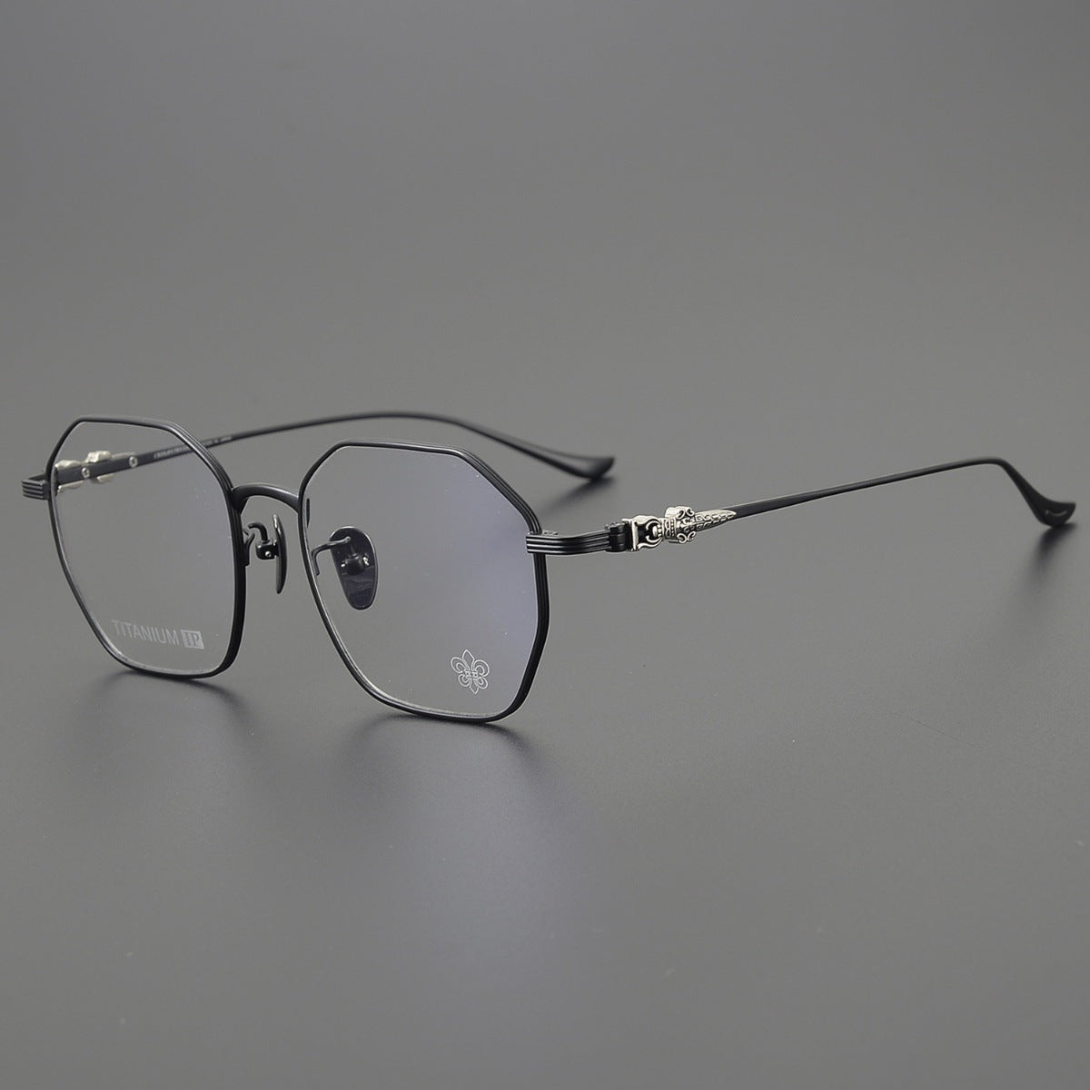 CHH Chrome Hearts Glasses Pure Titanium Business Polygon Glasses Frame
