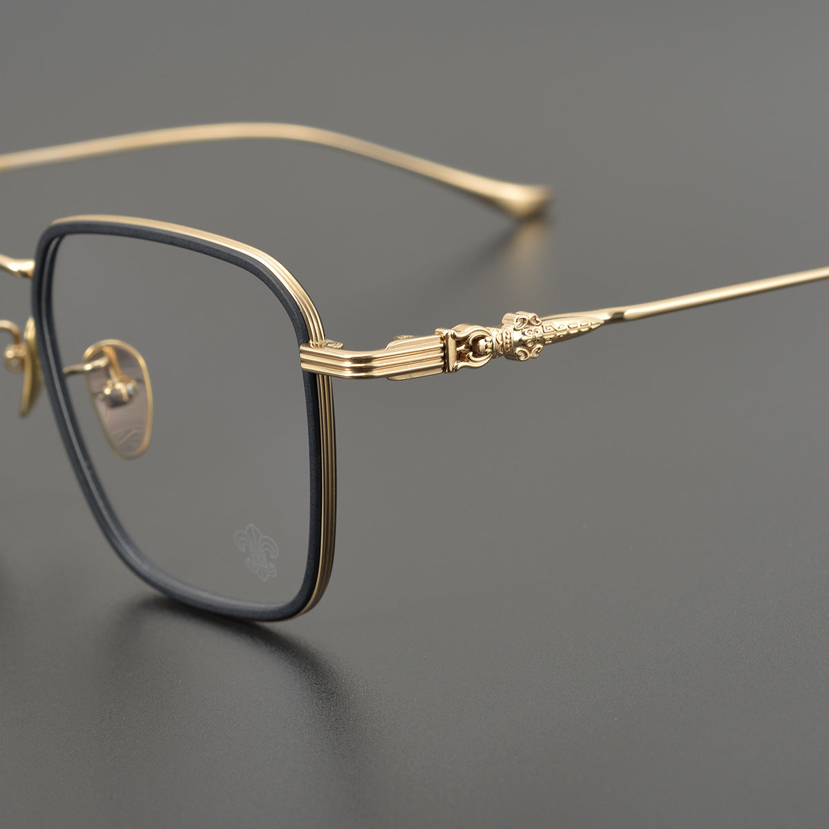 CHH Chrome Hearts Glasses Light Luxury Carved Pure Titanium Myopia Glasses Frame