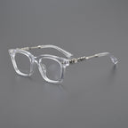 CHH Chrome Hearts Glasses Plain Silver Versatile Flat Mirrors Myopia Glasses Frame