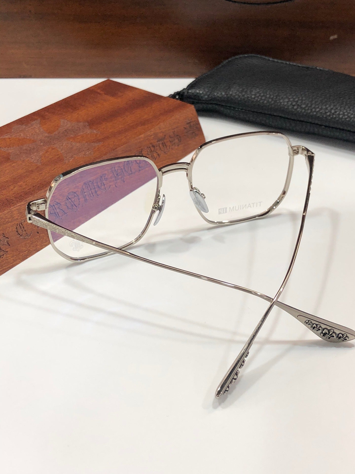 CHH Chrome Hearts Glasses Stylish Simple Titanium Vintage Glasses Frames