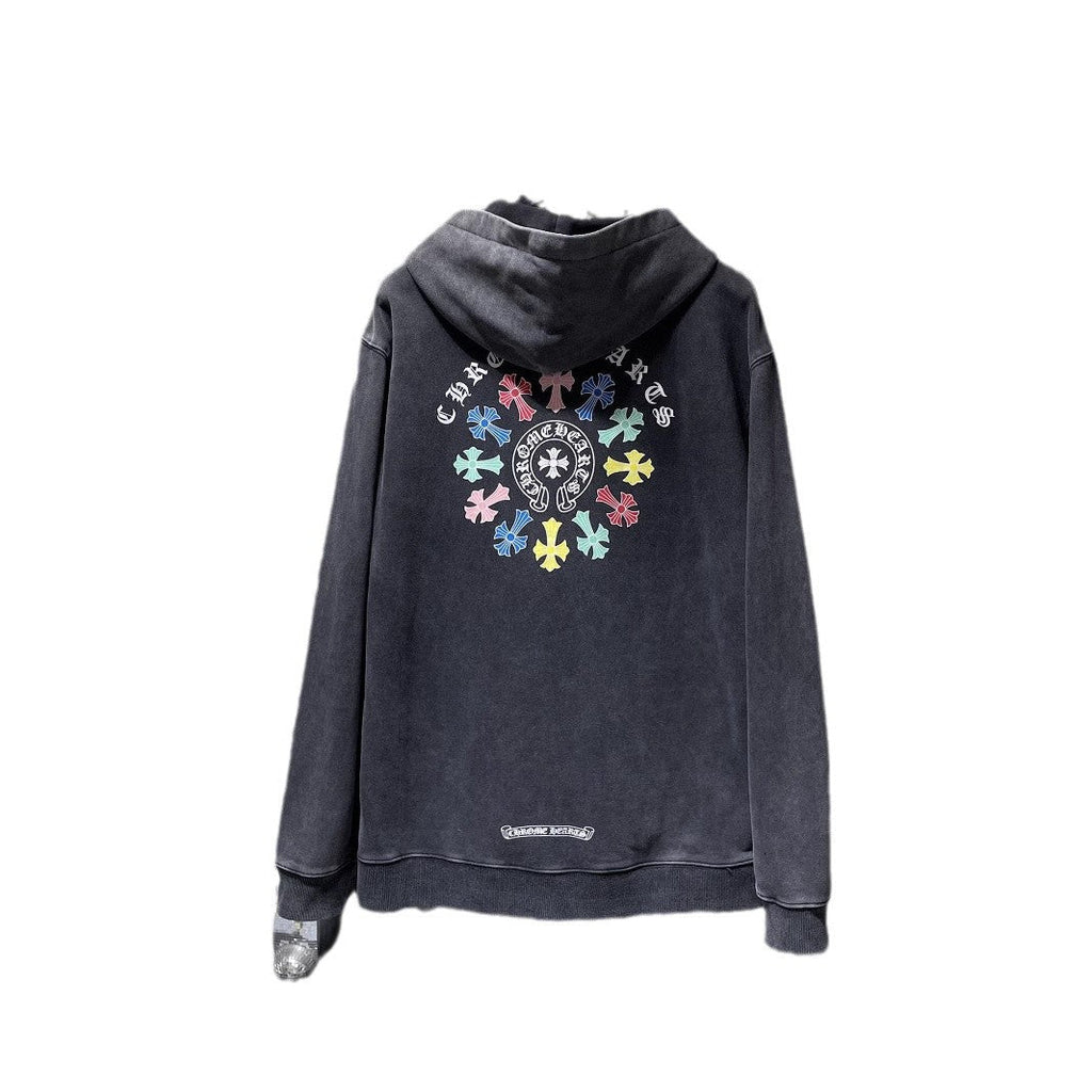 CHH Chrome Heart Hoodie Chrome Heart Chrome cotton terry zipper pullover hooded