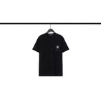 CHH Chrome Heart T Shirts Croix Cross Color Leather Printed Short Sleeve T-Shirt