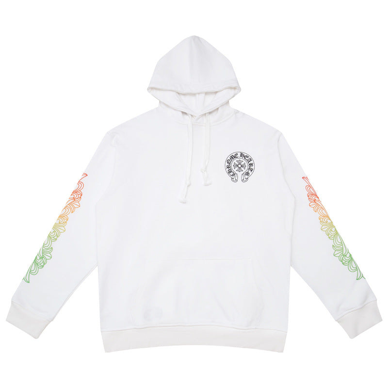 CHH Chrome Heart Hoodie Crowe Sanskrit circle print Chrome Hearts hooded sweater