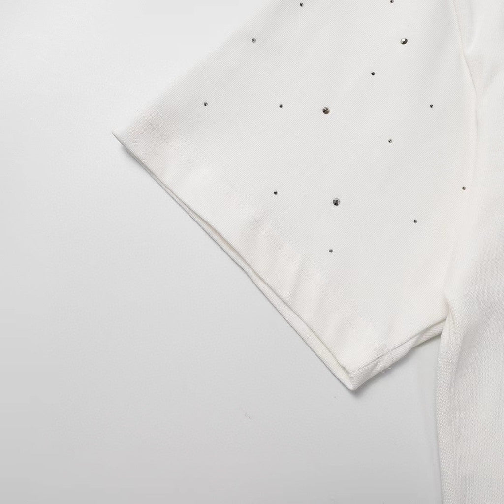 Chh Chrome Hearts T Shirts Star Hot Diamond Short-sleeved T-shirt