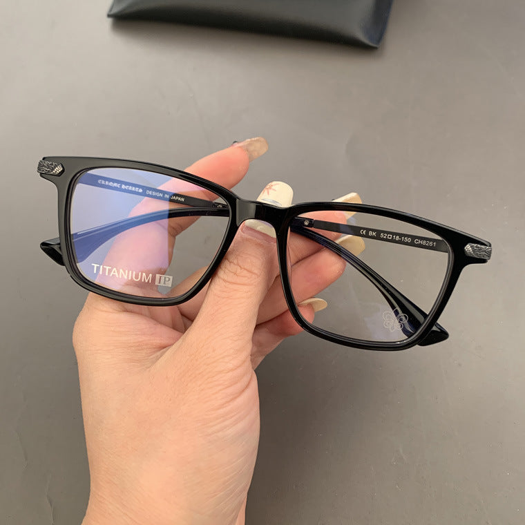 CHH Chrome Hearts Glasses Pure Titanium Ultra Light Versatile Myopia Frame
