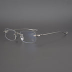 CHH Chrome Hearts Glasses Square Frameless Pure Titanium Ultra Light Myopia Glasses Frame