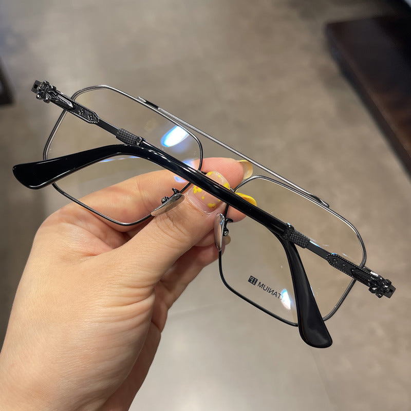 CHH Chrome Hearts Glasses Pure Titanium Myopia Glasses Frame