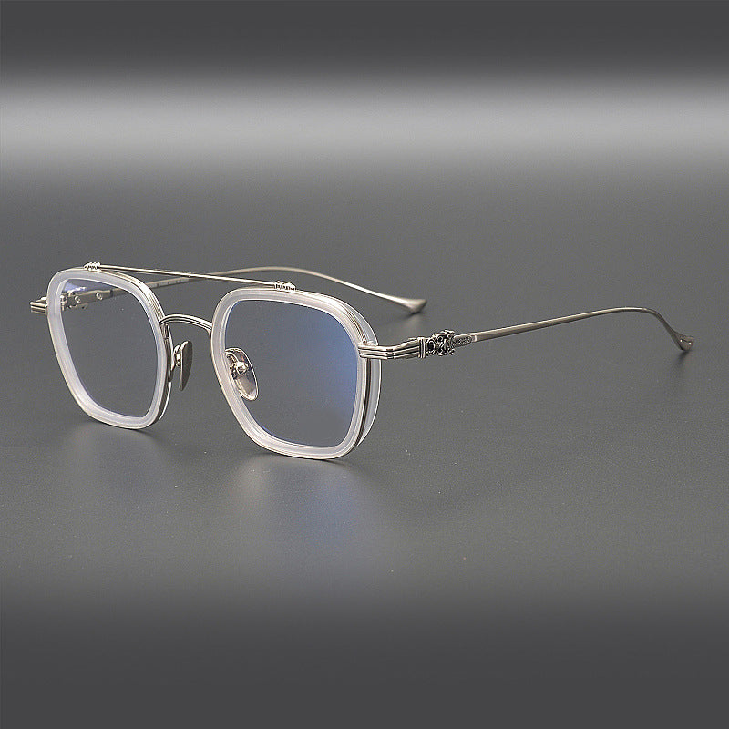 CHH Chrome Hearts Glasses Double-bridge Square Eyeglass Frames