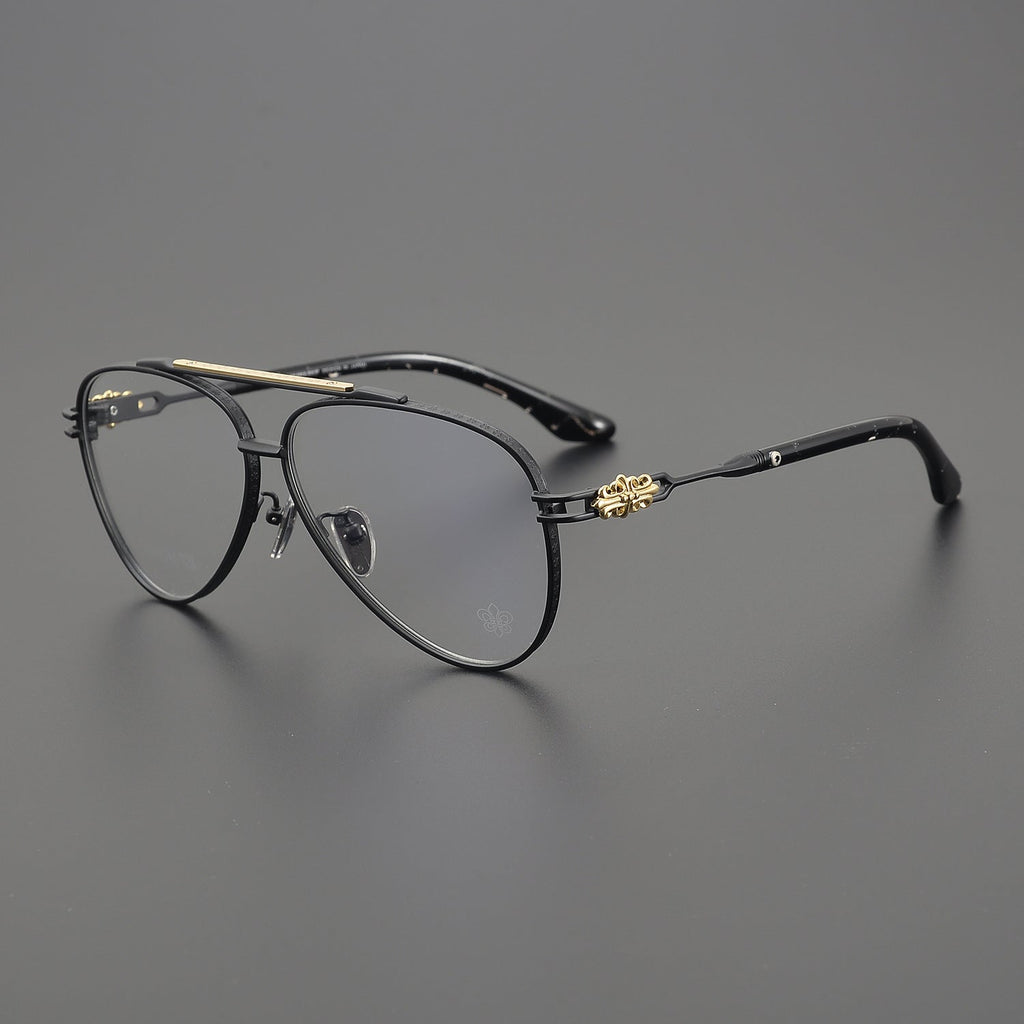 CHH Chrome Hearts Glasses Vintage Fashion Double Beam Glasses Frame