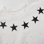 Chh Chrome Hearts T Shirts Star Hot Diamond Short-sleeved T-shirt