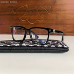 CHH Chrome Hearts Glasses Exquisite Luxury Square Polished Textured Myopia Glasses Frame