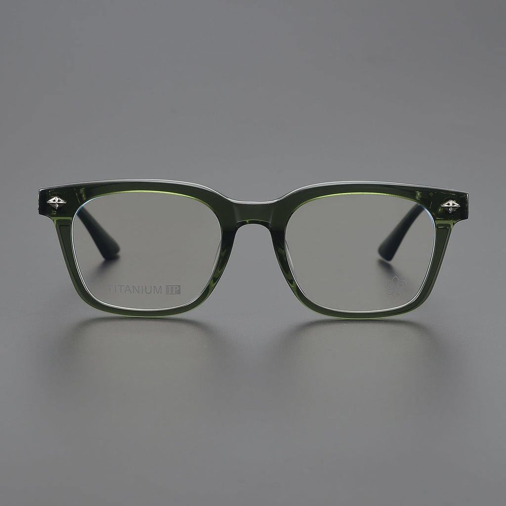 CHH Chrome Hearts Glasses Plain Silver Versatile Flat Mirrors Myopia Glasses Frame