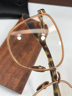 CHH Chrome Hearts Glasses Fashion Personality Cat Eye Large Frame Glasses Frame