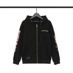 CHH Chrome Heart Hoodie Croix CH Autumn/Winter Miami Cross Zipper Hooded