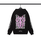 CHH Chrome Heart Hoodie Crowe hooded sweater loose casual terry jacket