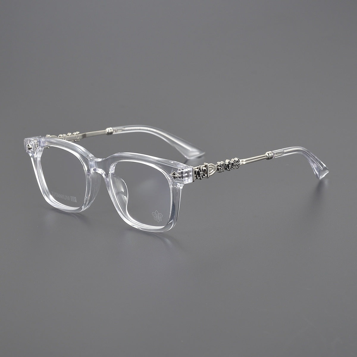 CHH Chrome Hearts Glasses Pure Titanium Temple Punk Wind Myopia Glasses Frame