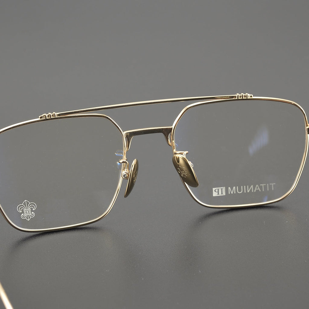 CHH Chrome Hearts Glasses Toad Mirror Double Beam Full Frame Glasses Frame