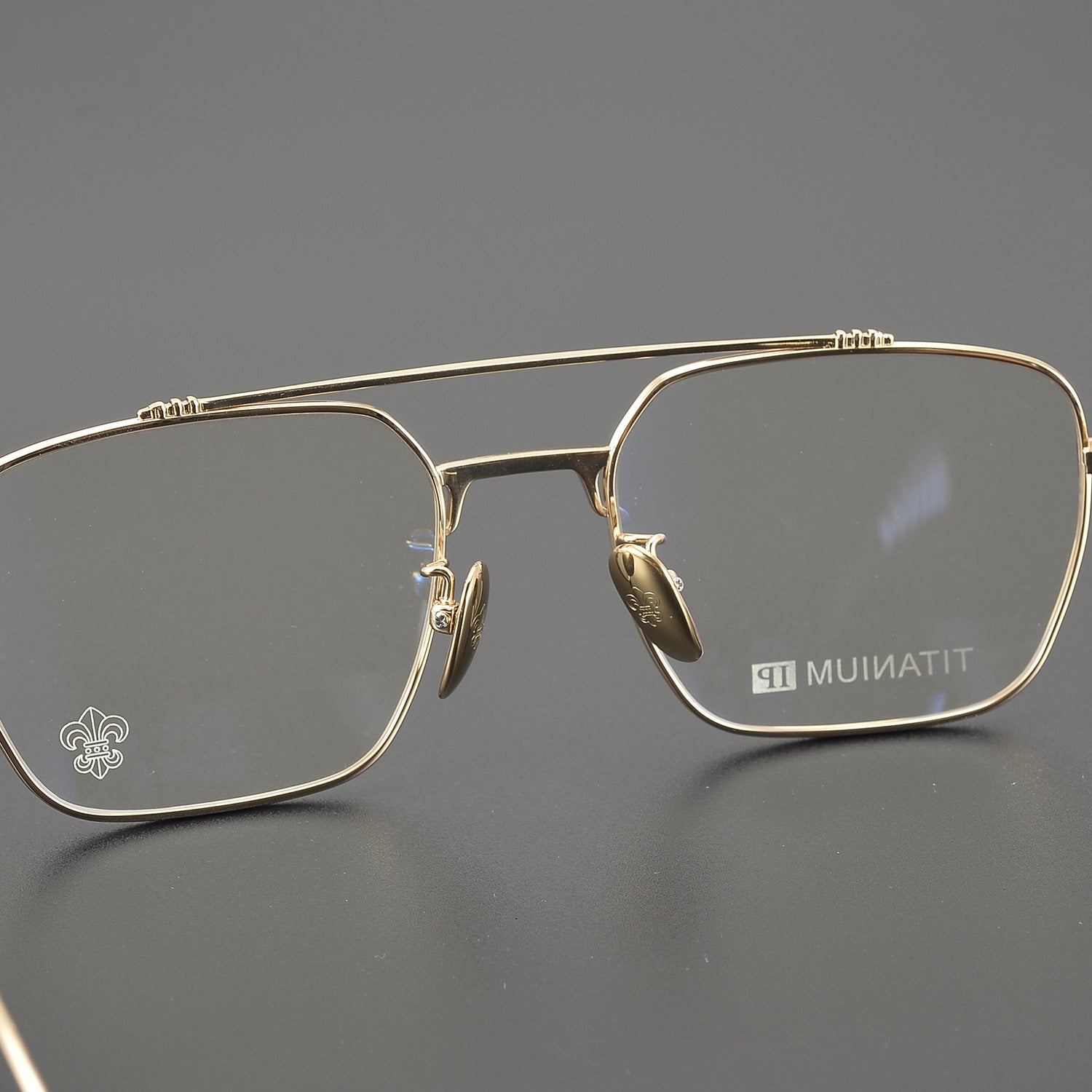 CHH Chrome Hearts Glasses Toad Mirror Double Beam Full Frame Glasses Frame
