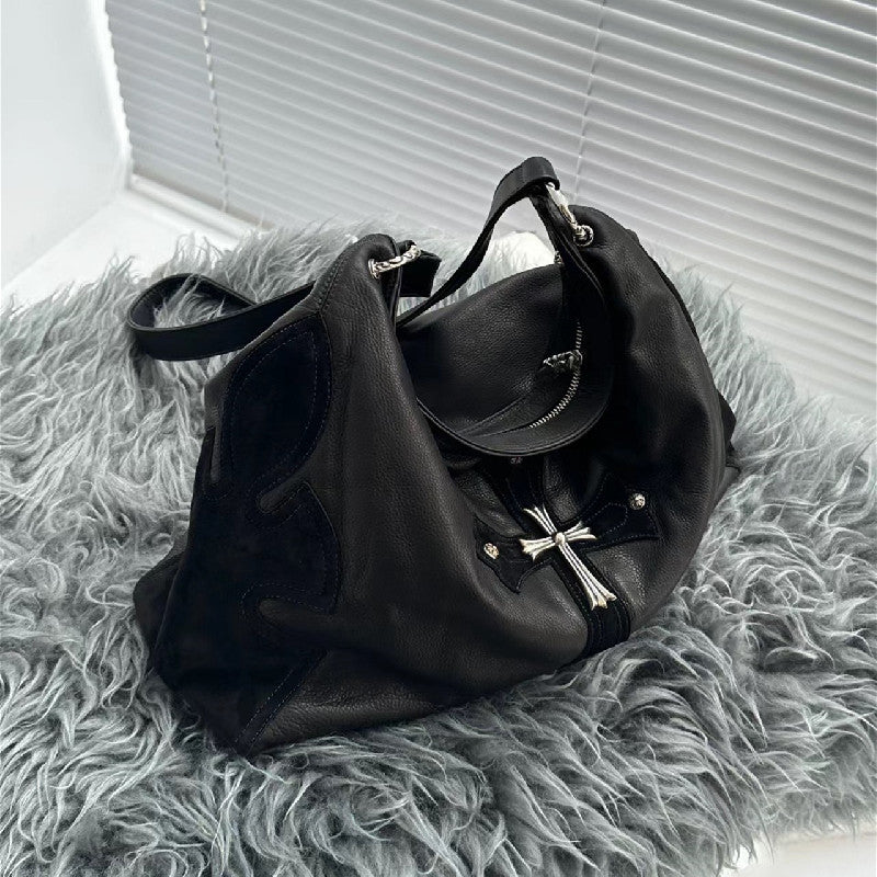 Chh Chrome Heart Leather Bag