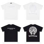 CHH Chrome Heart T Shirts Croix Sanskrit Cross Horseshoe Old T-Shirt