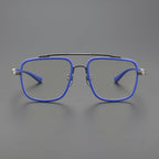 CHH Chrome Hearts Glasses Double Beam Big Face Titanium Frame Myopia Glasses Frame