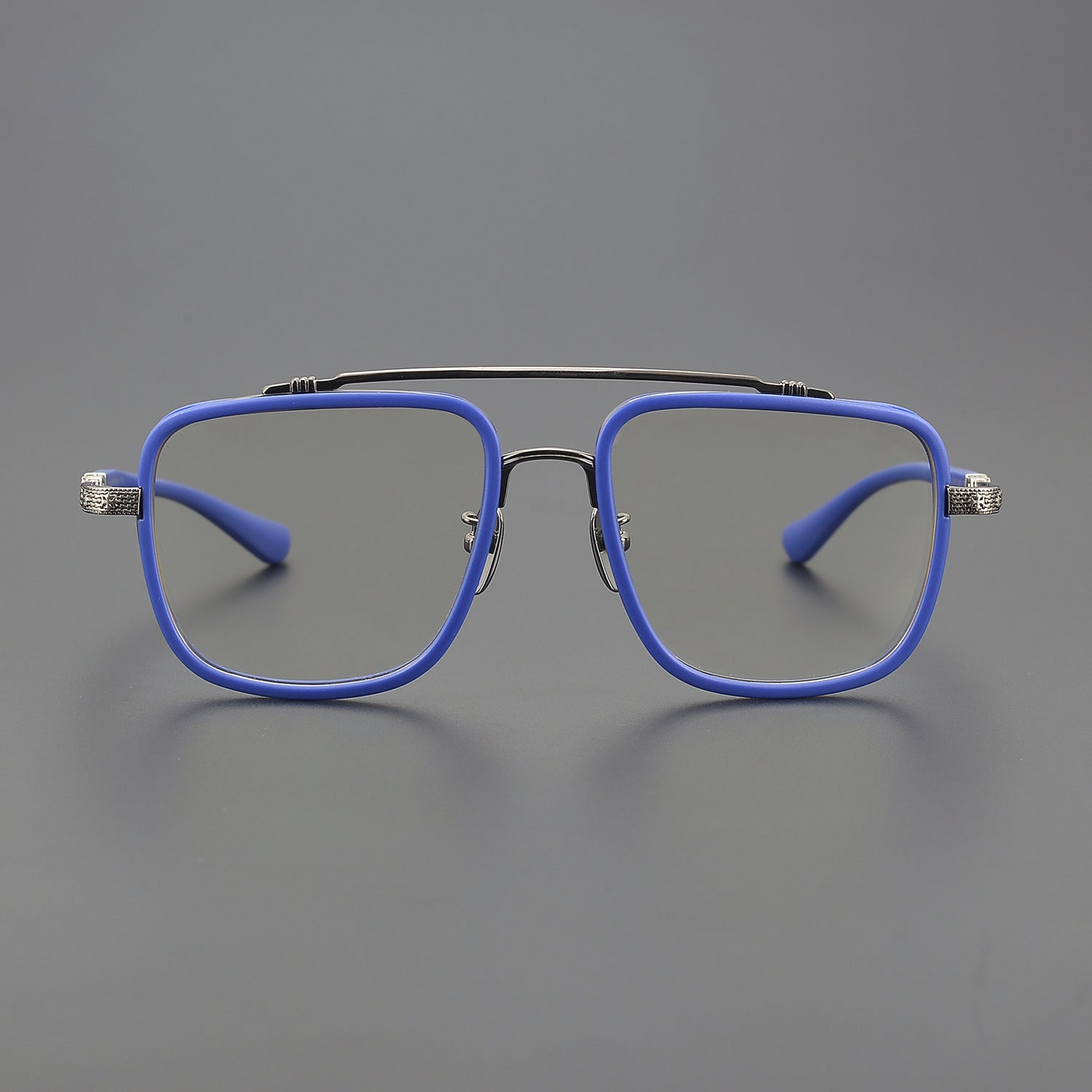 CHH Chrome Hearts Glasses Double Beam Big Face Titanium Frame Myopia Glasses Frame