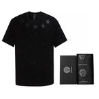 Chh Chrome Hearts T Shirts Star Hot Diamond Short-sleeved T-shirt