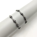 Chrome Hearts Silver 925 Tiny E Cross Bracelet
