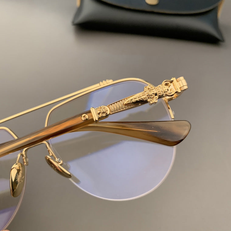 CHH Chrome Hearts Glasses Silver Glasses Frame