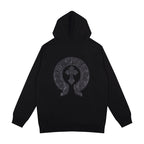 CHH Chrome Heart Hoodie Croix Sweater Diablo Cross Embroidered Zipper