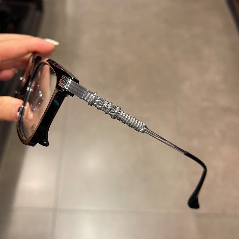 CHH Chrome Hearts Glasses Square Vintage Versatile Glasses Frame