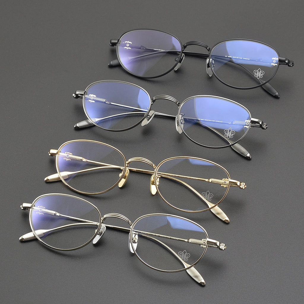 CHH Chrome Hearts Glasses Cat's Eye Personality Japanese Versatile Myopia Glasses Frame