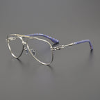 CHH Chrome Hearts Glasses Vintage Fashion Double Beam Glasses Frame