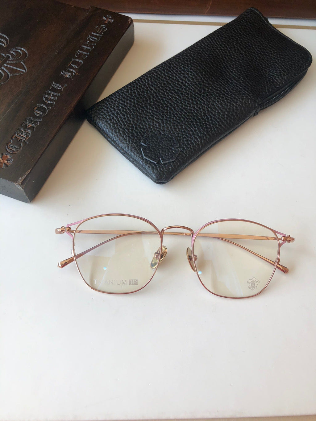 CHH Chrome Hearts Glasses Stylish and Exquisite Pure Titanium Glasses Frames