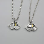 Chrome Hearts big mouth gold tooth necklace