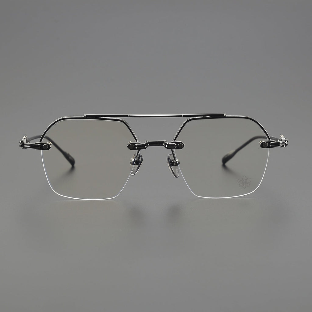 CHH Chrome Hearts Glasses Vintage gold rimless myopia frames
