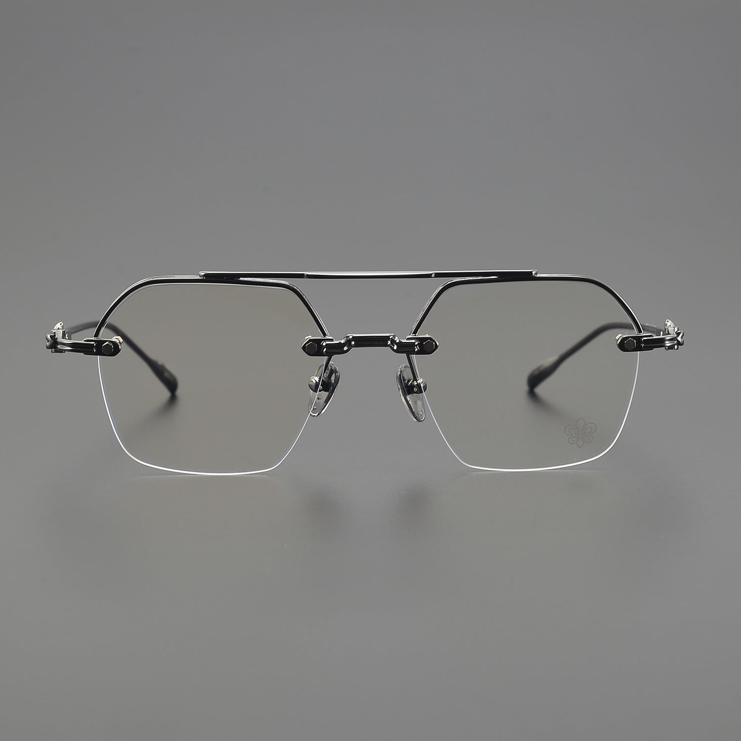 CHH Chrome Hearts Glasses Vintage gold rimless myopia frames
