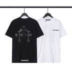 CHH Chrome Heart T Shirts Chrome Hearts Sanskrit Horseshoe Short Sleeve T-Shirt