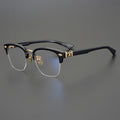 CHH Chrome Hearts Glasses square thick frame half frame myopia glasses frame