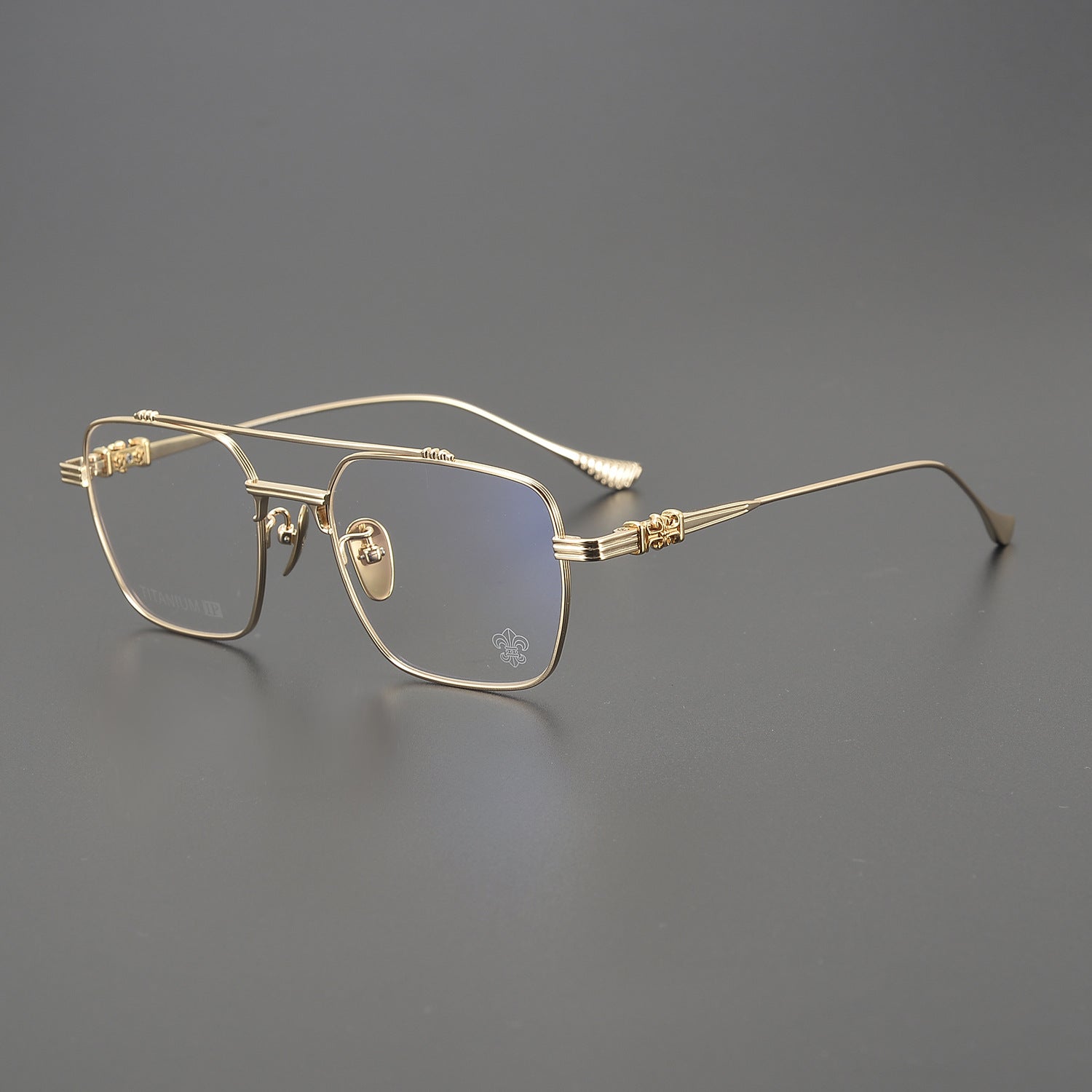 CHH Chrome Hearts Glasses Toad Mirror Double Beam Full Frame Glasses Frame