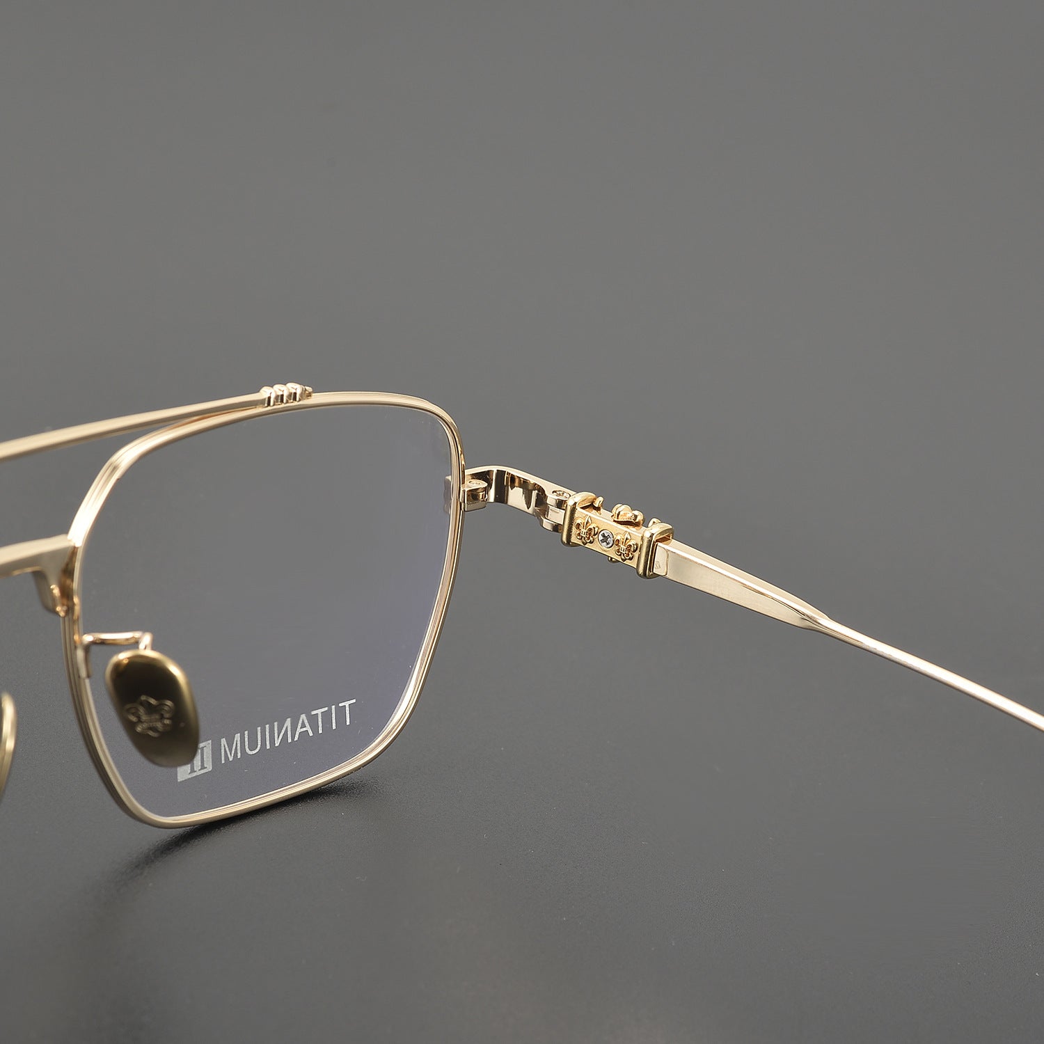 CHH Chrome Hearts Glasses Toad Mirror Double Beam Full Frame Glasses Frame