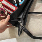 Chh Chrome Heart Leather Bag Embroidery Embroidery Bag Crossbody Tote Bag