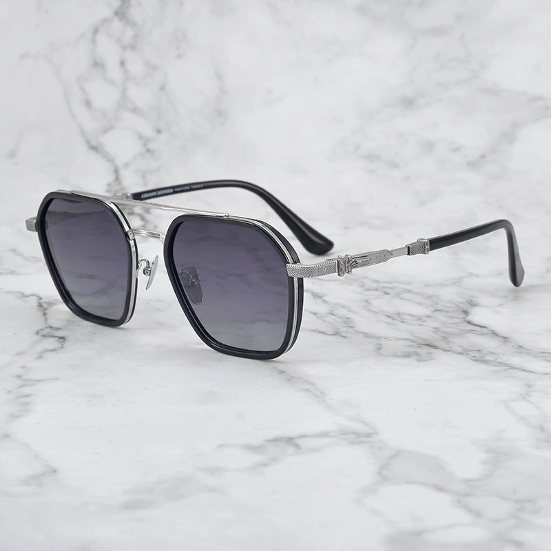 CHH Chrome Hearts Glasses Japanese Handmade Double Beam Glasses Frame Sunglasses