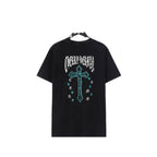 CHH Chrome Heart T Shirts Crowe Ghost Horseshoe Cross Sanskrit Short Sleeve