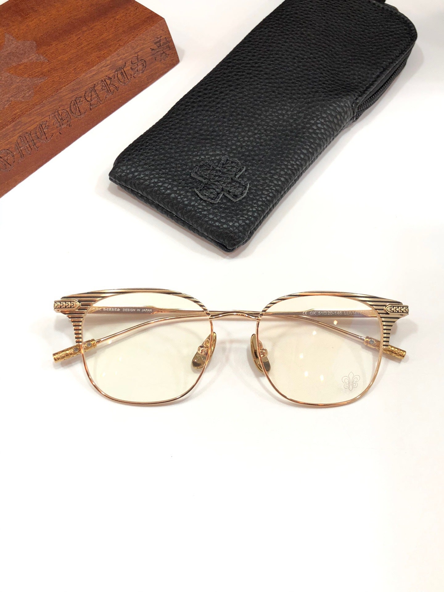 CHH Chrome Hearts Glasses Stylish Exquisite Simple Business Myopia Glasses Frame