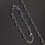 Chrome Hearts cross Silver Daisy retro bracelet