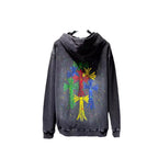 CHH Chrome Heart Hoodie Autumn/Winter Colored Cross Hooded Pullover Sweater