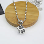 Chrome Hearts hip-hop punk dice pendant