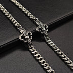 Chrome Hearts anchor Fleur de Lis ID bracelet 925 Sterling Silver